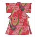 Pattern, Red Floral Swirl Kimono by PinoyStitch