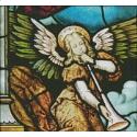 Pattern, Church Window: Angel with Horn by PinoyStitch