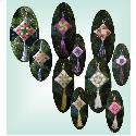 Pattern, Mini Quilts in Cross Stitch Ornaments by Pine Glen Designs