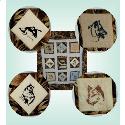 Pattern, Wolf Silhouettes by Pine Glen Designs