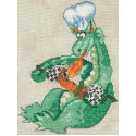 Pattern, Dragon BBQer by Pine Glen Designs