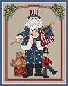 Patriotic Santa
