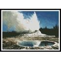 Pattern, Geyser, Yellowstone Park by Artecy Cross Stitch