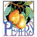 Pattern, Crate Label Pears by Kooler Design Studio