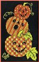 Pattern, Triple Jack-O-Lanterns by Bobbie G Designs