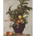 Pattern, Fantin-Latour: Apples and Foliage by PinoyStitch