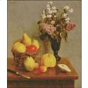 Pattern, Fantin-Latour: Flowers and Pears by PinoyStitch