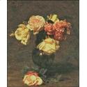 Pattern, Fantin-Latour: Yellow Roses by PinoyStitch