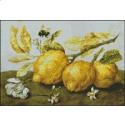 Pattern, Garzoni - Three Lemons with a Bee by PinoyStitch