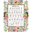 Alphabet Floral Sampler
