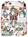 Pattern, I Love Santa by Kooler Design Studio