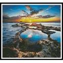Pattern, Sunset Rock Pools by Artecy Cross Stitch