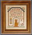 Pattern, Kitty Cottage Sampler by Little House Needleworks
