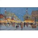 Pattern, Galien-Laloue: Evening Parisian Scene by PinoyStitch