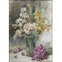 Lemaire: Flowers in a Glass Vase