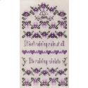 Pattern, Raining Violets by Cross-Point Designs