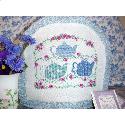 Teapots in Blue