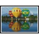 Hot Air Balloons Reflection