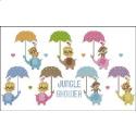 Pattern, Jungle Shower by PinoyStitch