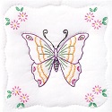 Stamped Stitchable, Butterfly (Quilt Blocks) by Jack Dempsey