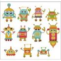 Pattern, I Robot : Naughty Bots by PinoyStitch