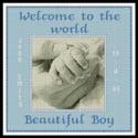 Pattern, Baby Boy Hand Sampler by Artecy Cross Stitch
