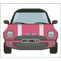 Pattern, Mini Sports Car Pink by PinoyStitch