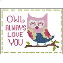 Pattern, Hooties Owl Always Love You by PinoyStitch