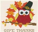 Pattern, Hooties: Give Thanks by PinoyStitch