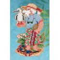 Kit, Christmas Island Santa Ornament by Mill Hill