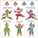 Pattern, Sock Monkeys Colorful by PinoyStitch