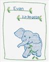 Stamped Stitchable, Elephant by Jack Dempsey
