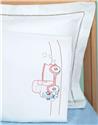 Stamped Stitchable, Old Truck Friend (Perle Edge Pillowcase) by Jack Dempsey