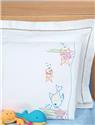 Stamped Stitchable, Fish At Play (Perle Edge Pillowcase) by Jack Dempsey