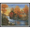 Autumn Sunset at the Old Mill