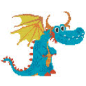 Happy Dragon Turquoise