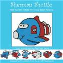 Pattern, Take Flight: Sherman Shuttle by PinoyStitch
