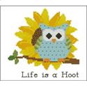 Pattern, Flower Hootie Sunny Sunflower by PinoyStitch