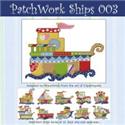 Pattern, Patchwork Ships 003 by PinoyStitch