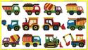 EarthMovers Trucks Bright Colors