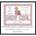 Pattern, Baby Girl Sampler 2 by Artecy Cross Stitch