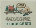 Pattern, Lodge Welcome by Sue Hillis Designs