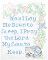 Stamped Stitchable, Now I Lay Me Down To Sleep by Jack Dempsey