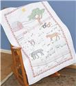 Stamped Stitchable, Field Of Horses by Jack Dempsey