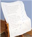 Stamped Stitchable, Footprints Lap Quilt by Jack Dempsey