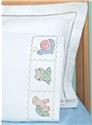 Stamped Stitchable, Froggy (Perle Edge Pillowcase) by Jack Dempsey