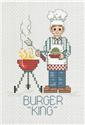 Pattern, Burger King by Sue Hillis Designs