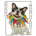 Pattern, Bull Dog Good Morning by PinoyStitch