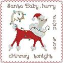 Pattern, Santa Baby Cat by PinoyStitch