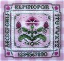 Pattern, Tiny Pink Carnation Alphabet by The Sweetheart Tree